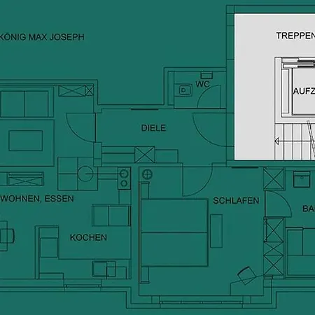 Oberstdorfer Residenz 3 Rum i privatbostad