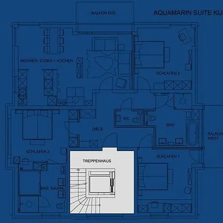 Rum i privatbostad Oberstdorfer Residenz 3 *
